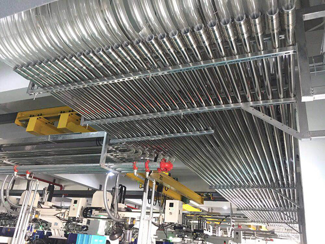 中央供料米兰体育(中国)的管道要怎么安置？